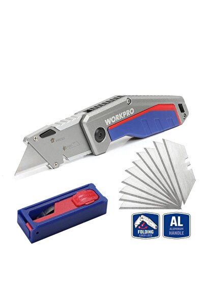 Genel Markalar WP211012 Ağır Hizmet Alüminyum Gövde Katlanır Rötuş Maket Bıça...