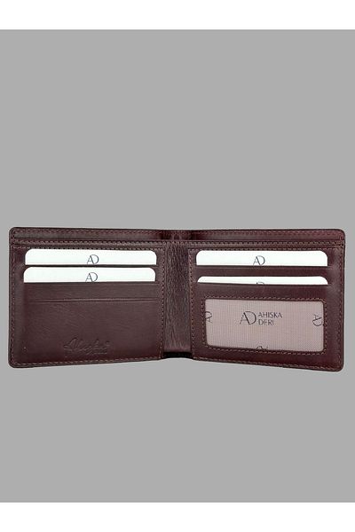 Ahıska Deri Men's Wallet with Body Stripe