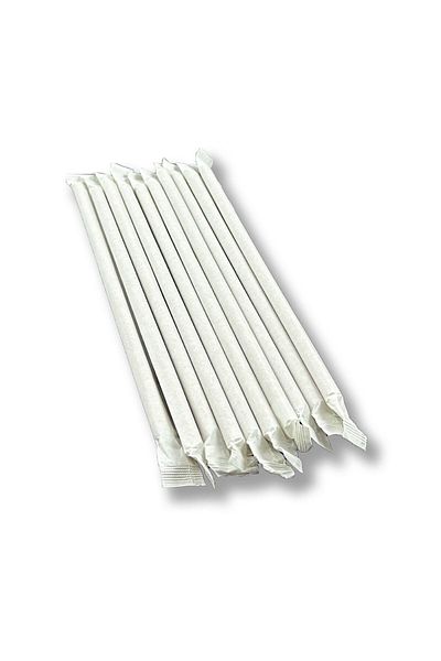 Home Paper Coated Kraft Paper Straws 4000 Pieces