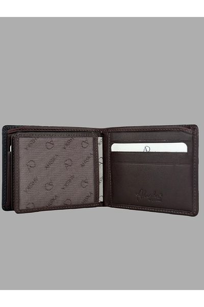 Ahıska Deri Ahıska Men's Leather Wallet with Urinal Garnish 021