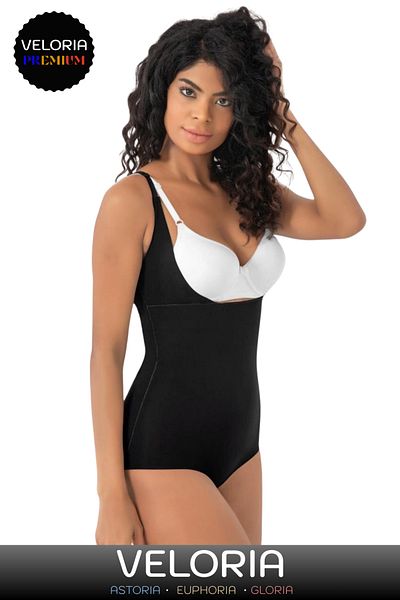 Veloria Premium Series Non-Marking Non-Slip Shaping Gathering Laser Cut Chest Support Body Corset