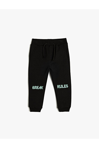 Koton Black Boy's Jogger Sweatpants
