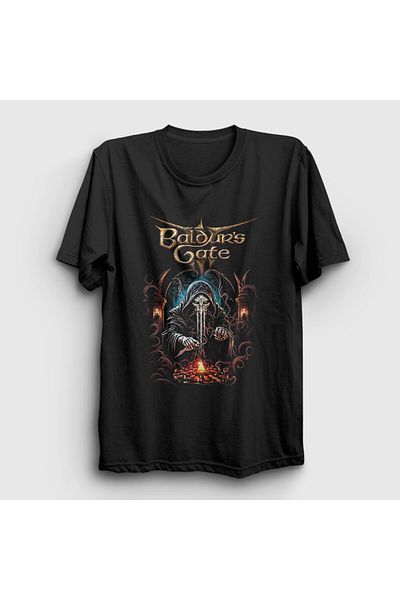Presmono Μαύρο μπλουζάκι Unisex Baldur's Gate - 496600 ττ