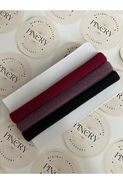 Pinery Jewels Set de 3 bucăți cu cataramă din cauciuc multicolor pentru femei