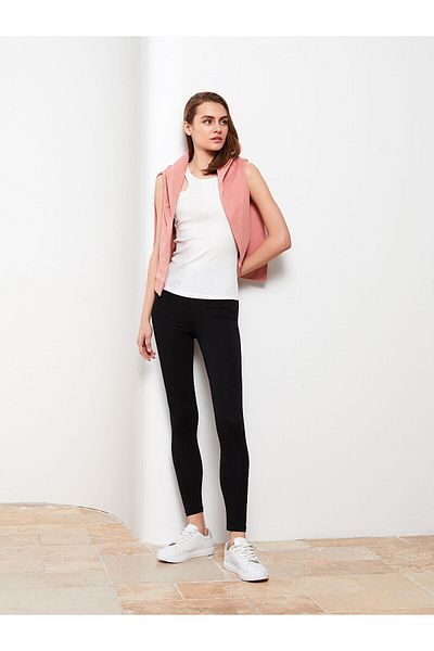 LC Waikiki Lcwk Damen-Leggings mit elastischem Bund