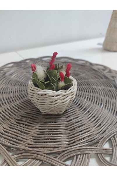 rattan Atölyem Otantik minik sepet