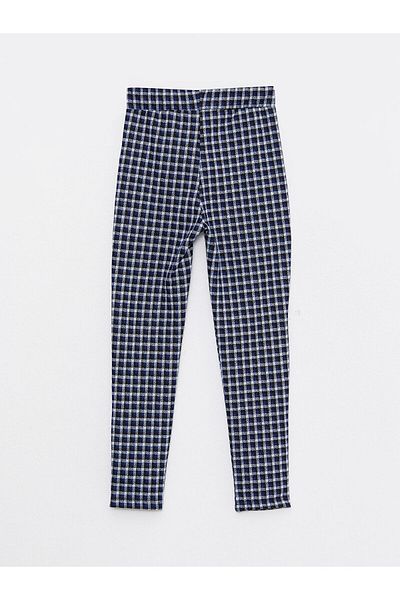 LC Waikiki Lcw elasztikus derék kockás lány leggings