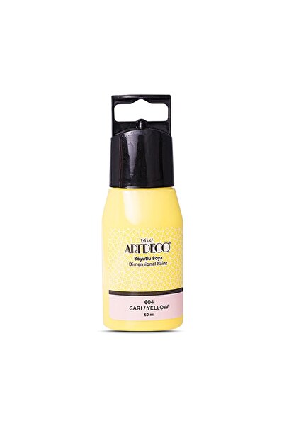 Artdeco Boyutlu Boya 60 Ml Sarı 604