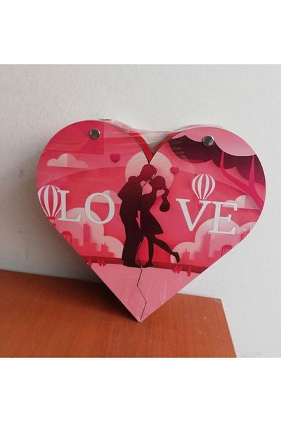 AKTEZ-EL Wooden Heart Gift Box