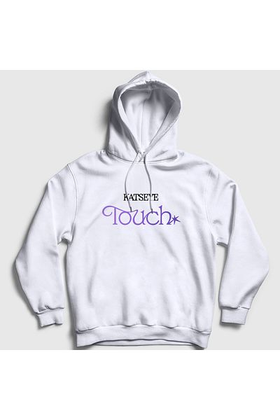 Presmono Λευκό Unisex K Pop φούτερ - Touch, Katseye Hoodie, Μουσικό Σχέδιο 499550 ττ