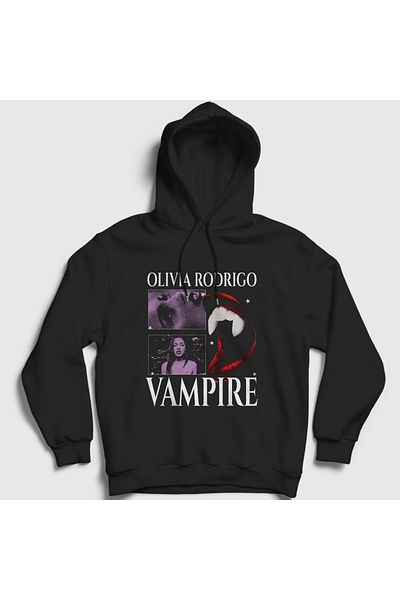Presmono Унисекс суитшърт с качулка Olivia Rodrigo Vampire Music - 499943tt