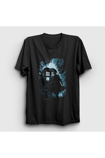 Presmono Μπλουζάκι Unisex Black Doctor Who Time Tardis - 499358 ττ