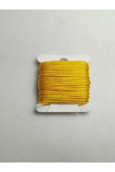 Eskişehir hobi sanat Yellow Colored 0.6 mm 10 Meter Rosary String