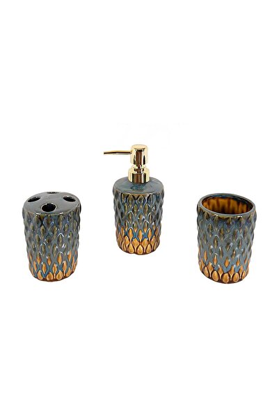 Home Sweet Home BANYO SET 3' LÜ(SIVI SABUNLUK-DIS FIRCALIK-PAMUKLUK)