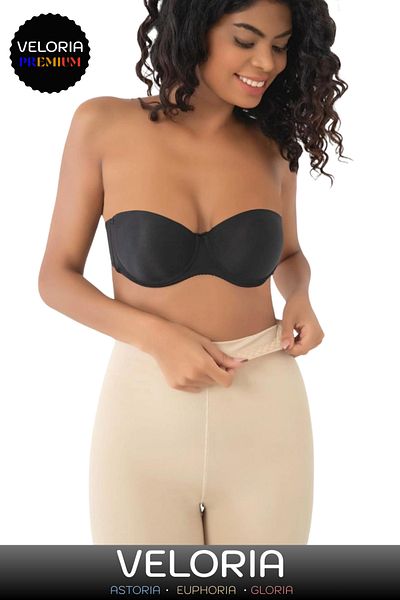 Veloria Premium Non-Marking Non-Slip Firming Gathering Women's Laser Cut High Waist Corset