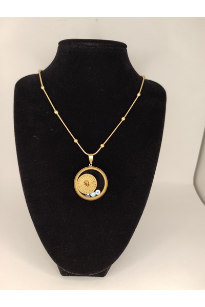 Romea Dorika Zincir Fanuslu Kolye, Açılabilir Kolye, Fanus Kolye, Çeyreklik Kolye