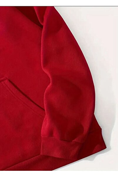 caddekombin Paris Dikey Kapüşonlu Cepli Sweatshirt