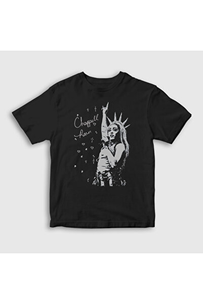 Presmono Lady Liberty Roan Unisex Dječji T-shirt - Music Chappell Crna 498091tt