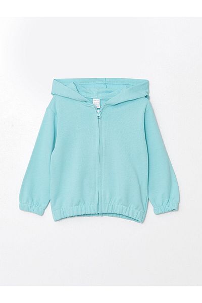 LC Waikiki Lw - Basic Baby-Mädchen-Cardigan mit Kapuze