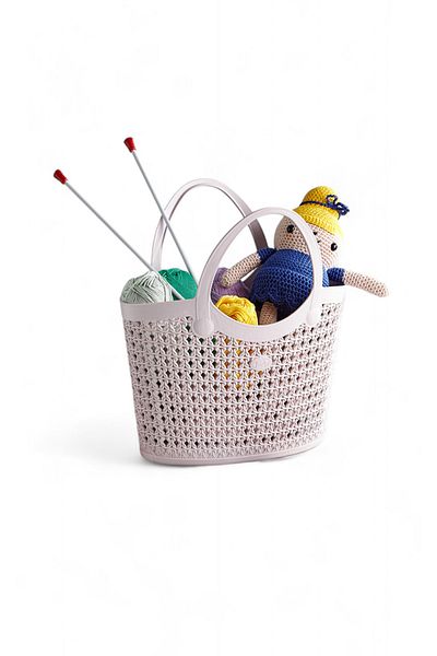 Milenay Flexible Plastic Silicone Multi-Purpose Basket, Bag Organizer, 6Lt, 30X17X32Cm
