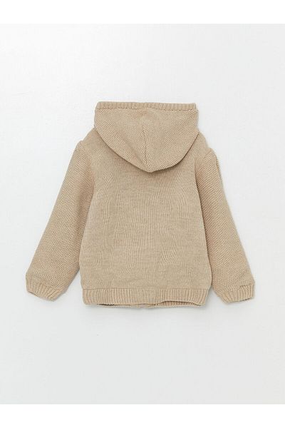 LC Waikiki Lw - Hooded Baby Boy Knitwear Cardigan