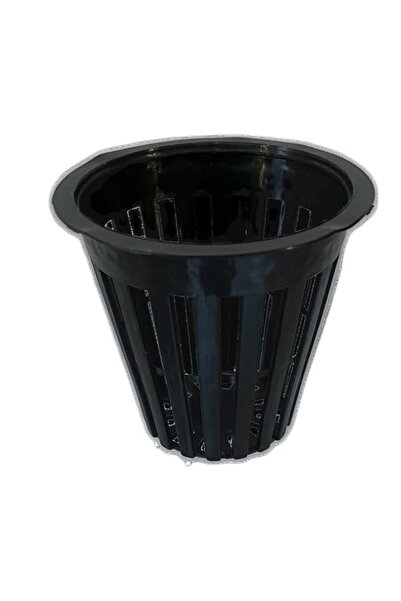 hidrolab Delikli Fıle Saksı Siyah 45x50mm (100 ADET) Dikey Tarım Kule Sistemlerine Uyumludur