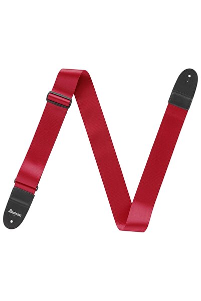 IBANEZ GS64-RD Guitar Strap Red - Gitar Askısı Parlak Kırmızı 170 cm