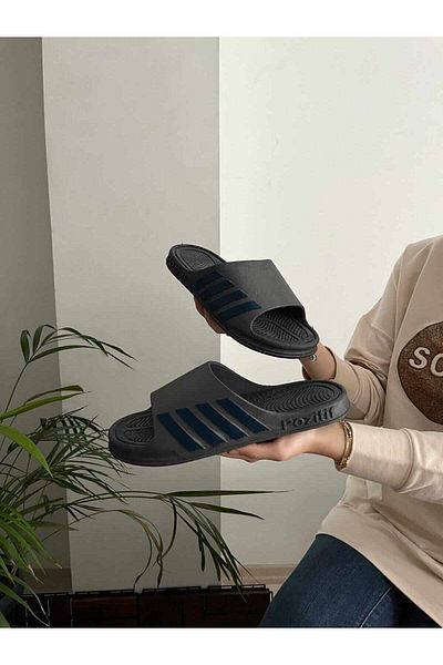 Behtah Kundura Ανδρική ριγέ ανατομική αντιολισθητική σόλα δίπλα στην πισίνα Seaside Beach Daily soft, βρεγμένο πάτωμα παντόφλες