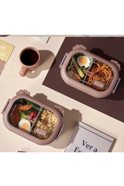Quakkco Compartmented Stainless Steel Food Box