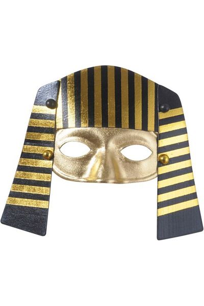 BulutRetail Egyptian Mask Pharaoh Mask with Rubber Apparatus 21x23 cm