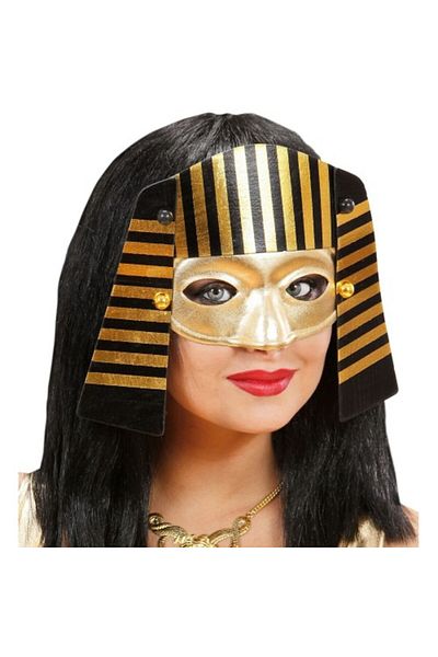 BulutRetail Egyptian Mask Pharaoh Mask with Rubber Apparatus 21x23 cm