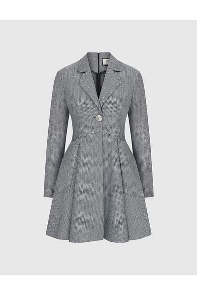 İLVİ Nancy Women's Gray Dress