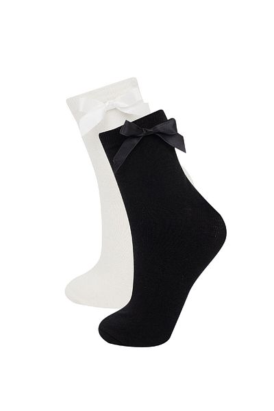 DeFacto 2-teilige Baumwollsocken für Damen D7727axns