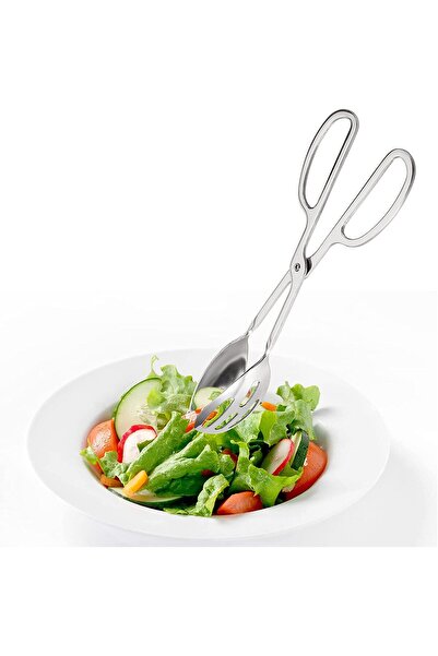Jet's Home Salad Tongs Stainless Steel Tong Cooking Tongs Barbecue Tongs Cake Tongs 26 cm