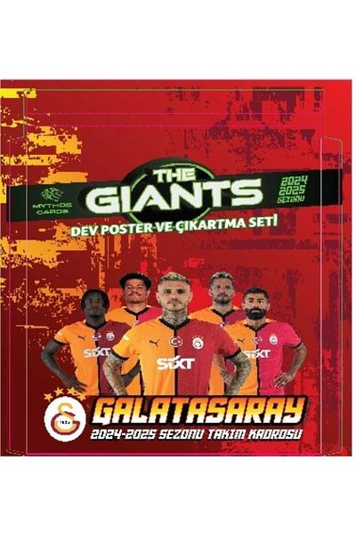 Galatasaray The Giants 2024/25 Season Giant Poster and Poster