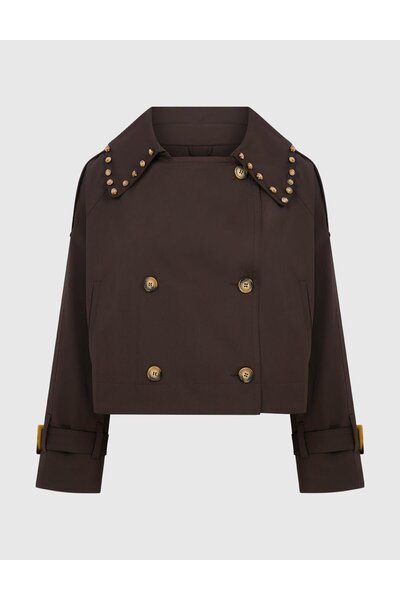 İLVİ Bolton Kadın Kahve Trençkot