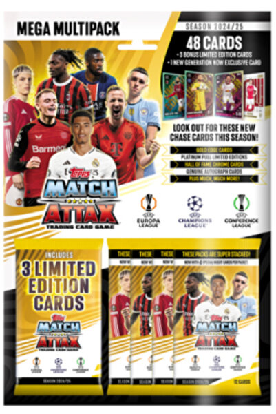 Topps مباراة أتاكس 24/25-ميجا Multipaket