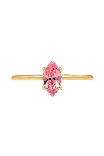 ELLI Ring Marquise Zirconia Minimal 925 Sterling Silver