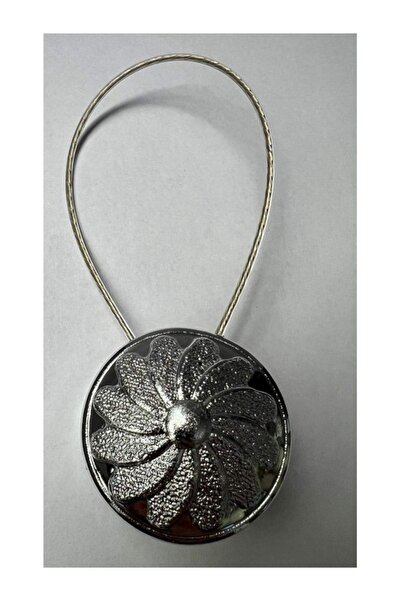 NİVEMESHOME Nivemeshome Bella Silver Curtain Clasp