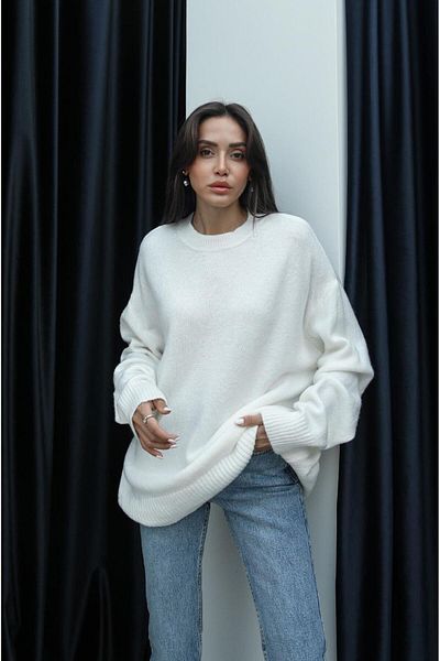 Havoş Πουλόβερ Ecru Kelly Oversize