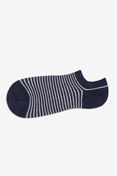 Penti Erkek Dense Stripe Çok Renkli 3lü Sneaker Socks