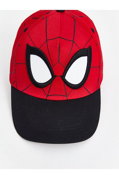 LC Waikiki Lcw Accessories Vibrant Red Spiderman Printed Boy Cap Hat