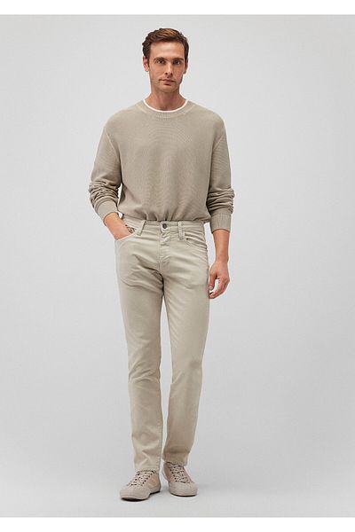 Mavi Marcus Powder Gray Comfort Gabardine Trousers 0035131024