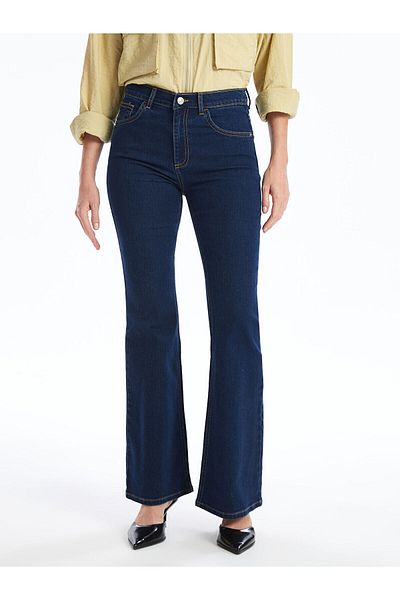 LC Waikiki Pantaloni de jeans pentru femei Lcwk Slim Fit Flare