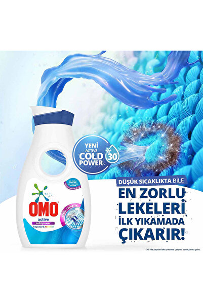 Yumoş Omo Sıvı Deterjan Active Cold Power Beyazlar Ve Renkliler 1690 ml X1 Yumoş Extra Orkide 1440 ml X1