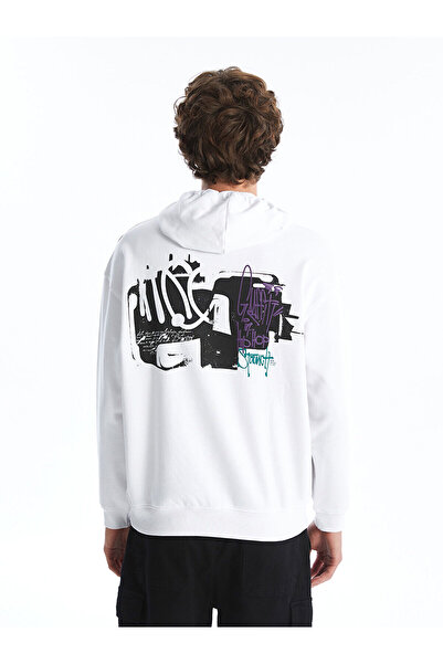 LC Waikiki Ανδρικό φούτερ με μακρυμάνικο εμπριμέ