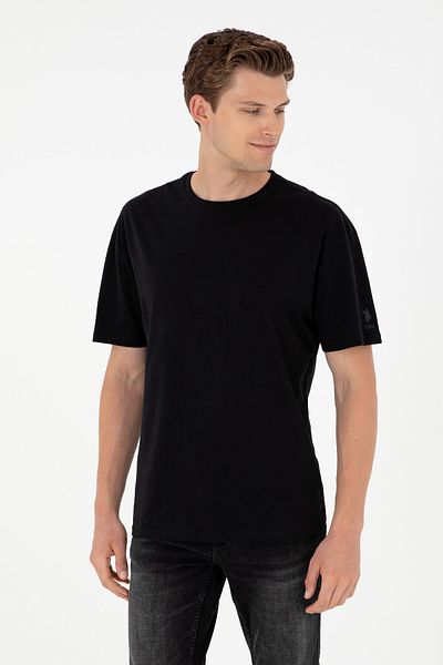 U.S. Polo Assn. Pánské černé tričko 50284630 -Vr046
