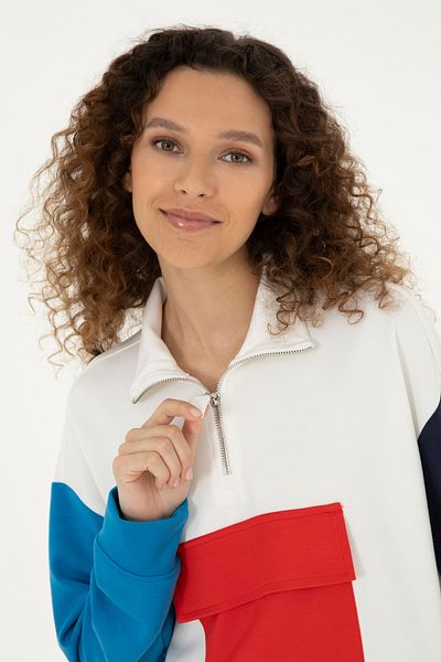 U.S. Polo Assn. Women's White Sweatshirt 50284300-Vr013