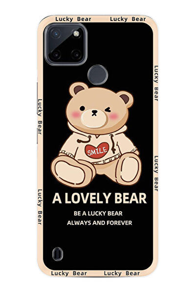 realme C21Y Kılıf Boutique Baskılı Resimli Lovely Bear Pcode -094