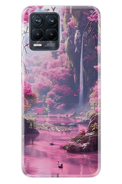 realme 8 - 8 Pro Kılıf Boutique Baskılı Resimli Şelale Pcode -033